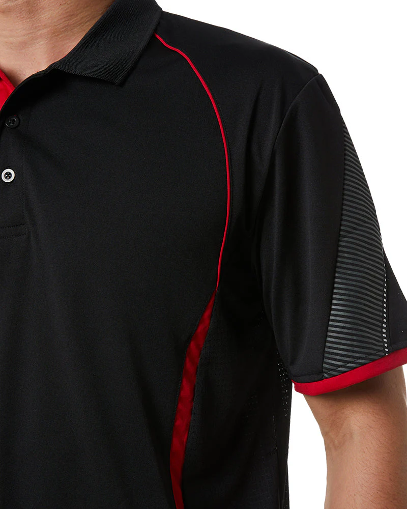 Razor Polo - Black/Red - Image 5