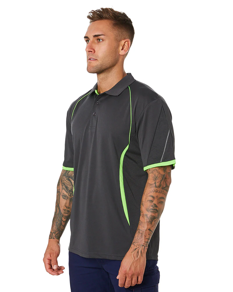 Razor Polo - Grey/Fluoro - Image 3