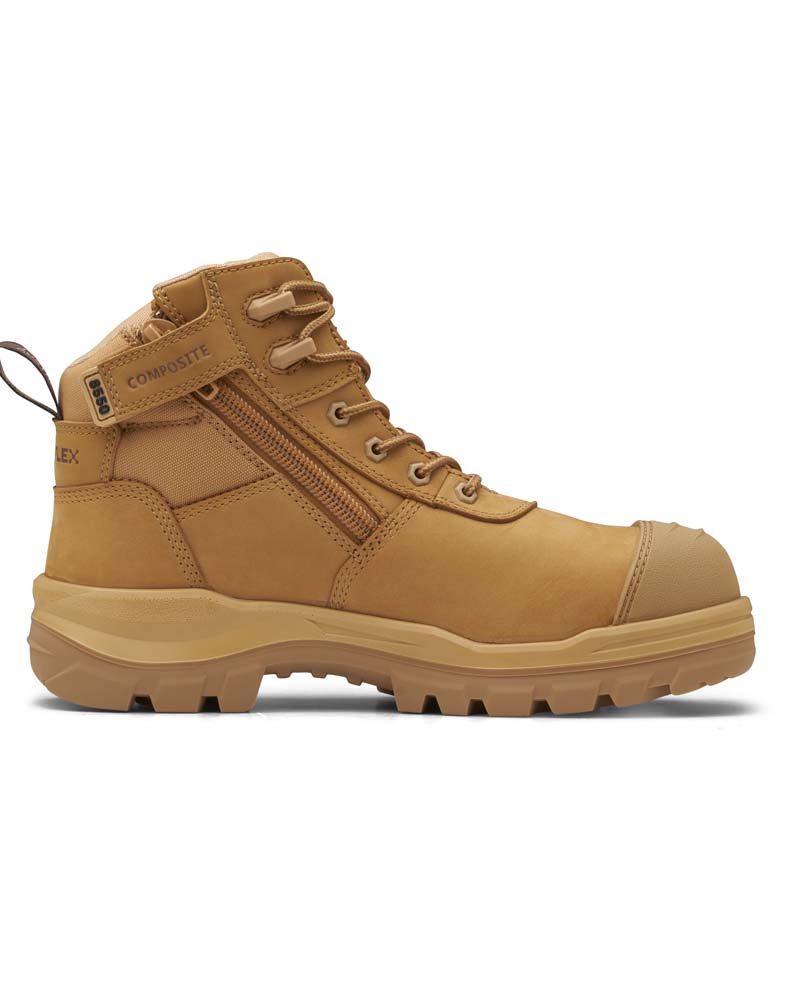 RotoFlex 8550 Mid Zip Side Safety Boot - Wheat - Image 7