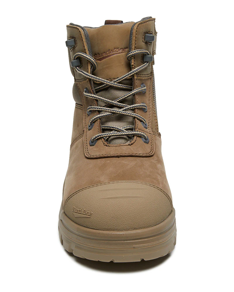 RotoFlex 8553 Mid Zip Side Safety Boot - Stone - Image 5