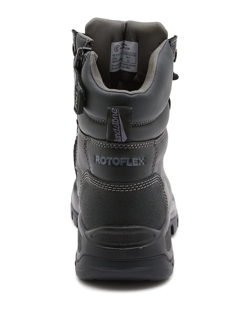 RotoFlex 9061 Zip Side Safety Boot - Black - Image 3