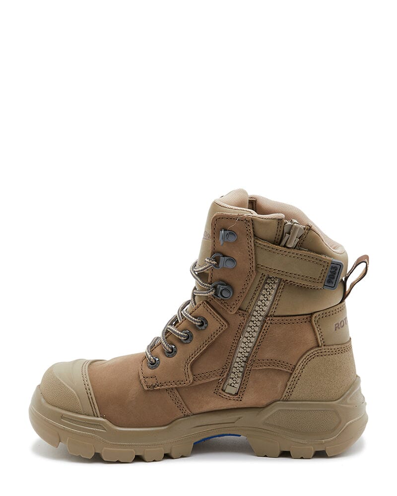 RotoFlex 9063 Zip Side Safety Boot - Stone - Image 2