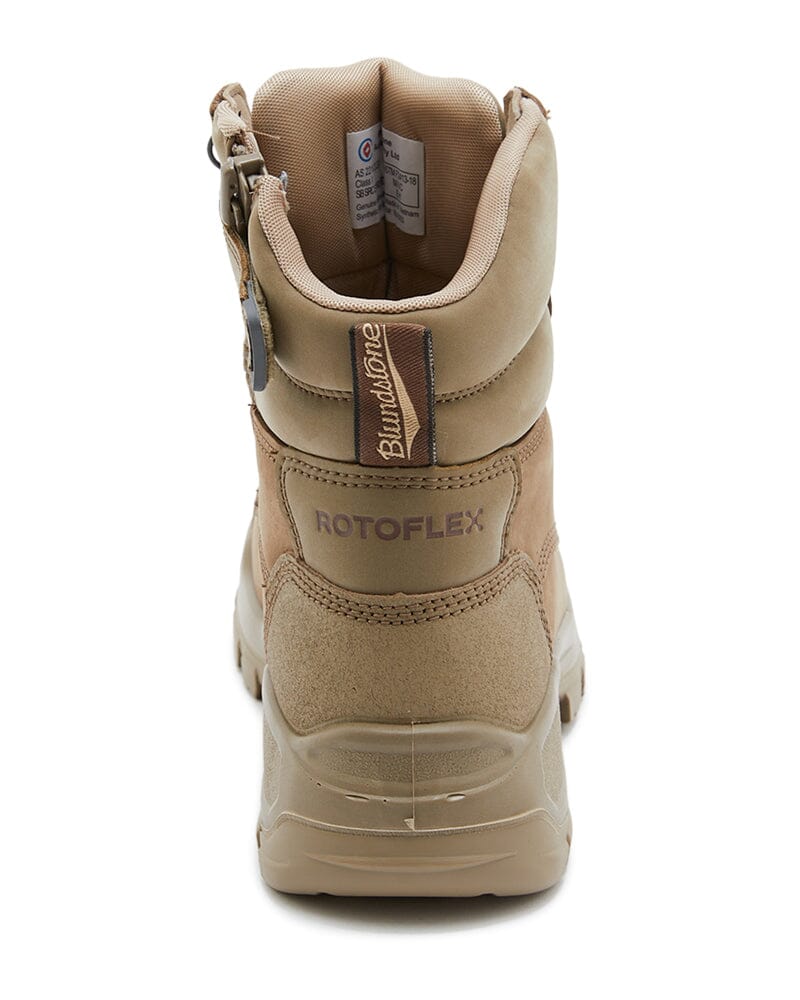 RotoFlex 9063 Zip Side Safety Boot - Stone - Image 3