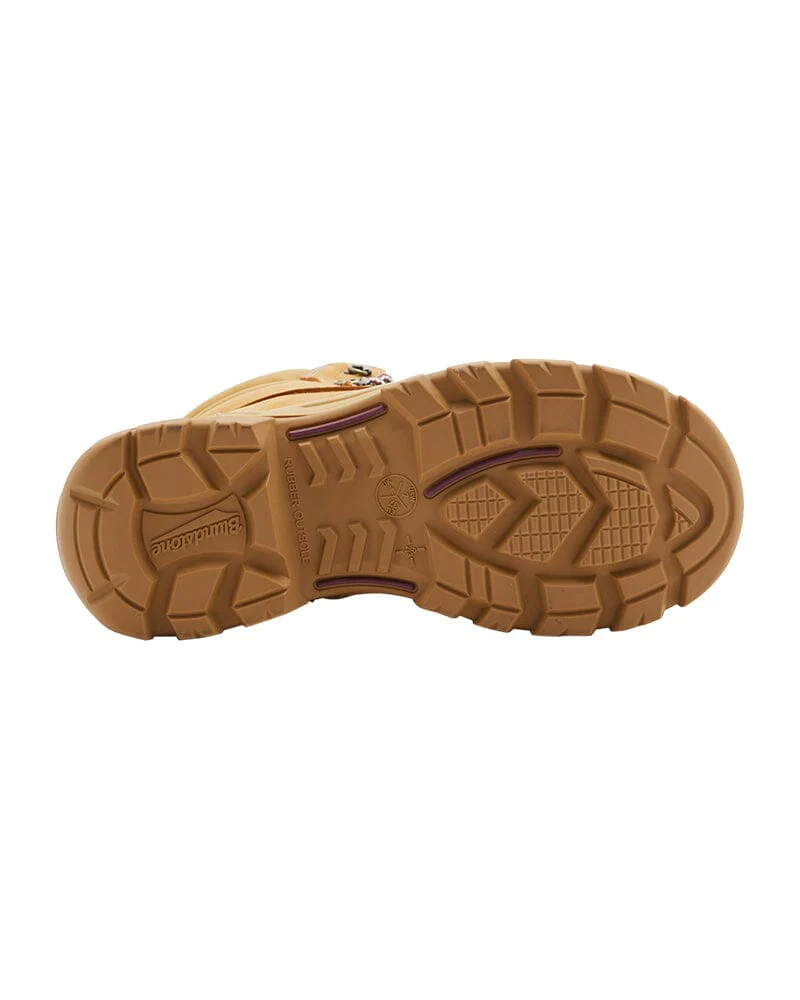 Womens RotoFlex 9960 Zip Side Safety Boot - Wheat - Image 6