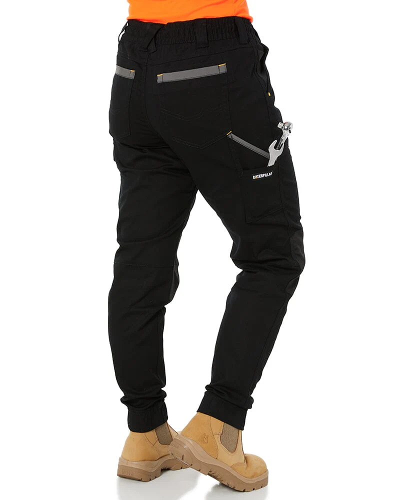 Womens Cuffed Dynamic Pant - Black - Image 5