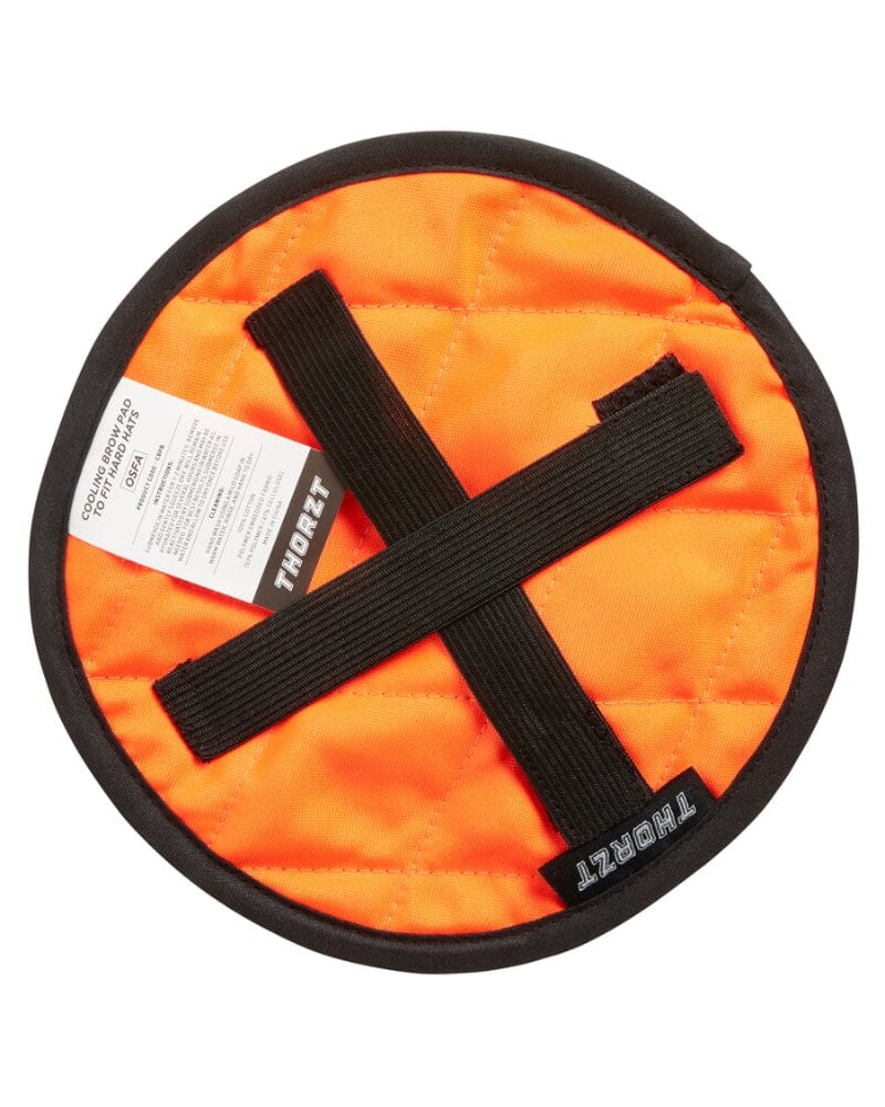 Cooling Crown Pad For Hard Hats - Blue/Orange - Image 2