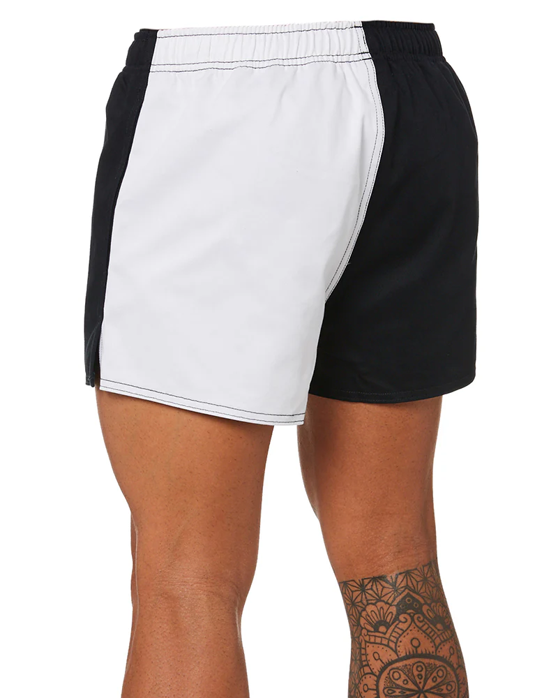 Cotton Harlequin Short - Black/White - Image 4