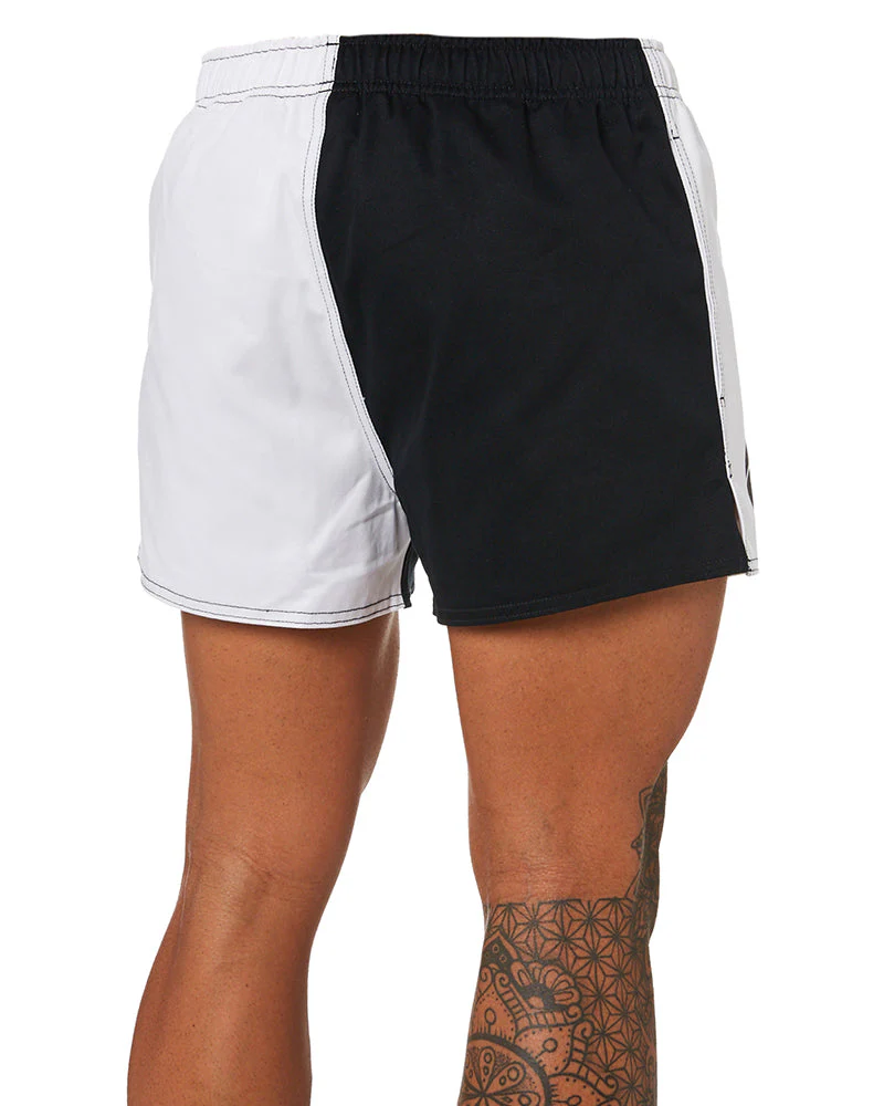 Cotton Harlequin Short - Black/White - Image 5