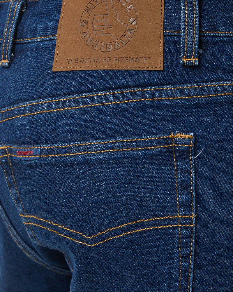 Denim Trucker Shorts - Denim - Image 5