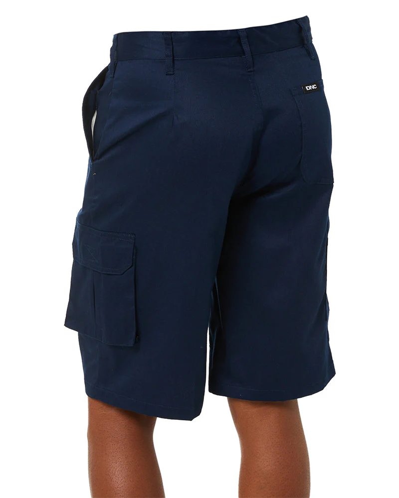 Lightweight Cool-Breeze Cotton Cargo Shorts - Navy - Image 4