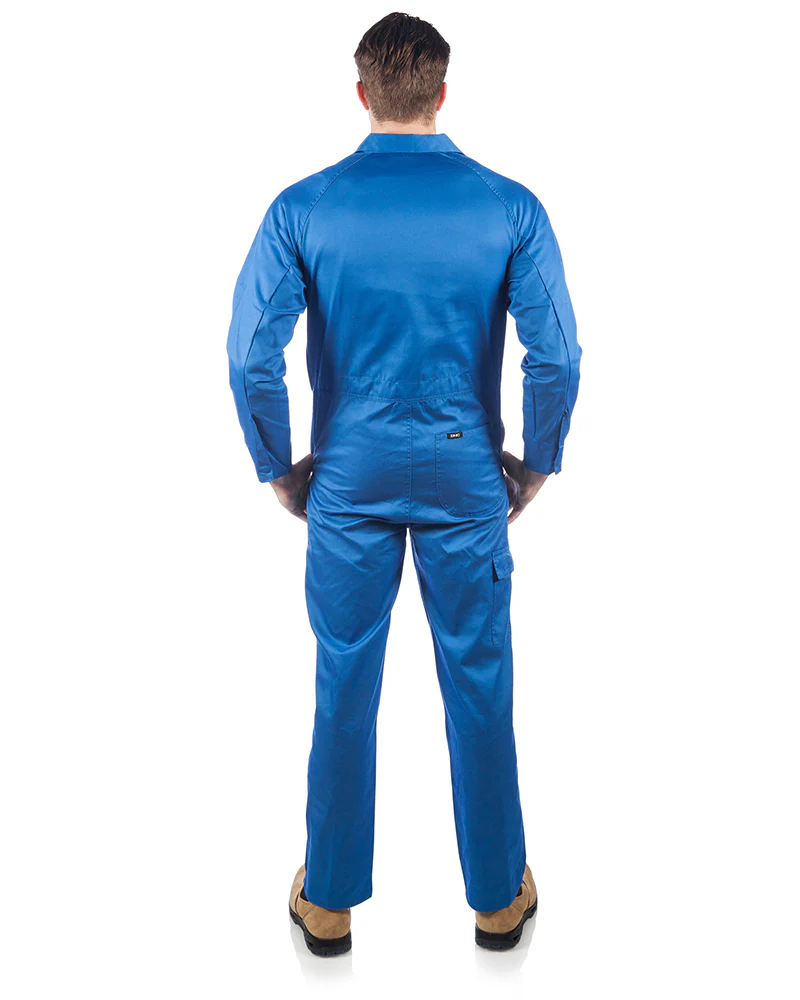 Polyester Cotton Coverall - Medium Blue - Image 3
