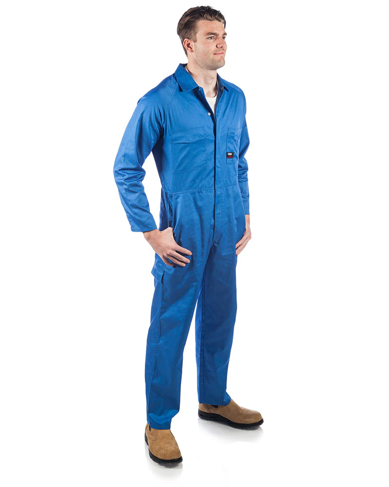 Polyester Cotton Coverall - Medium Blue - Image 4