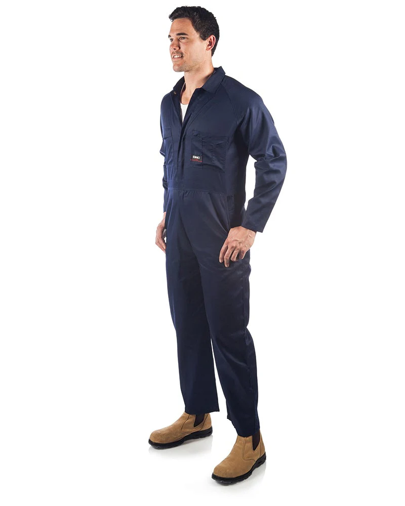 Polyester Cotton Coverall - Navy - Image 2