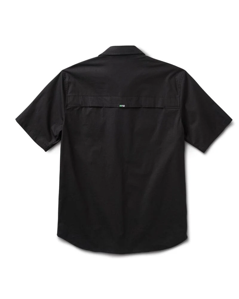 SSH-3 Vented Tech Short Sleeve Shirt - Black - Image 2