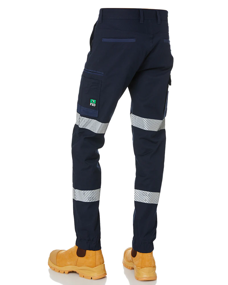 Cuffed Taped Pant - Navy - Image 4