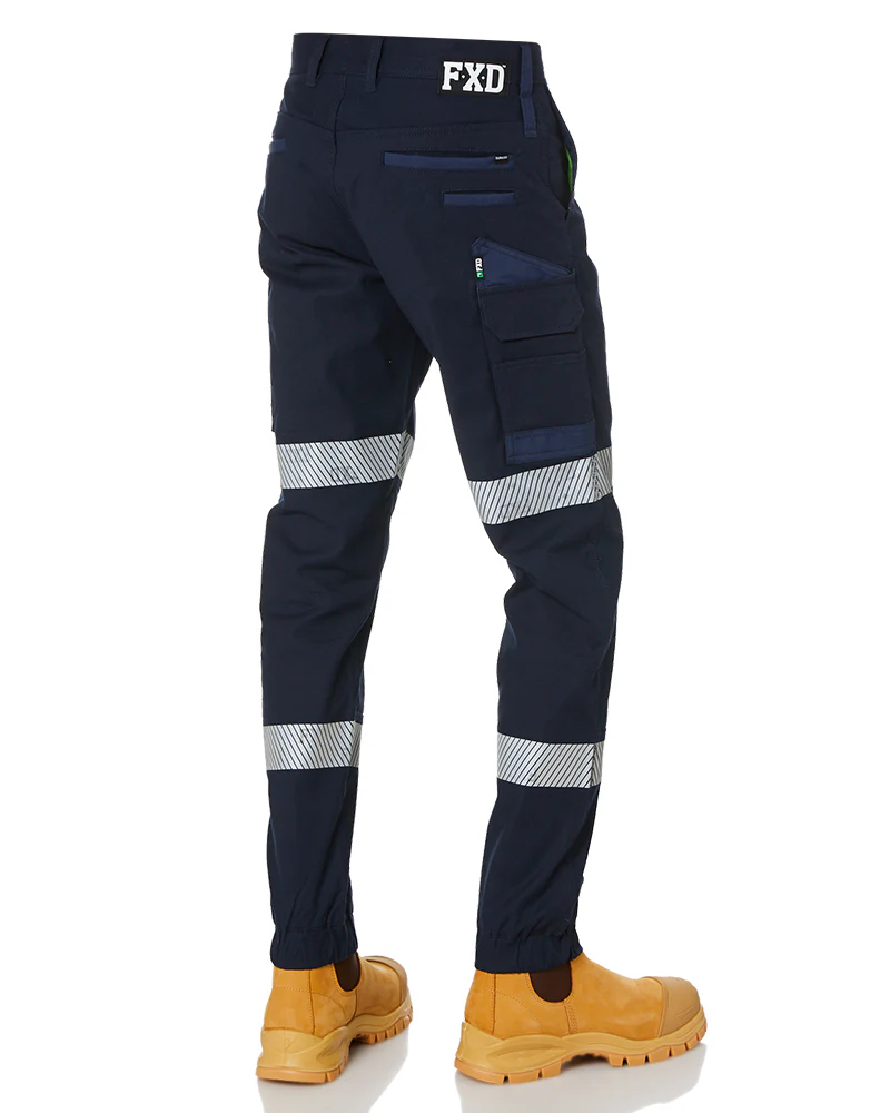 Cuffed Taped Pant - Navy - Image 5