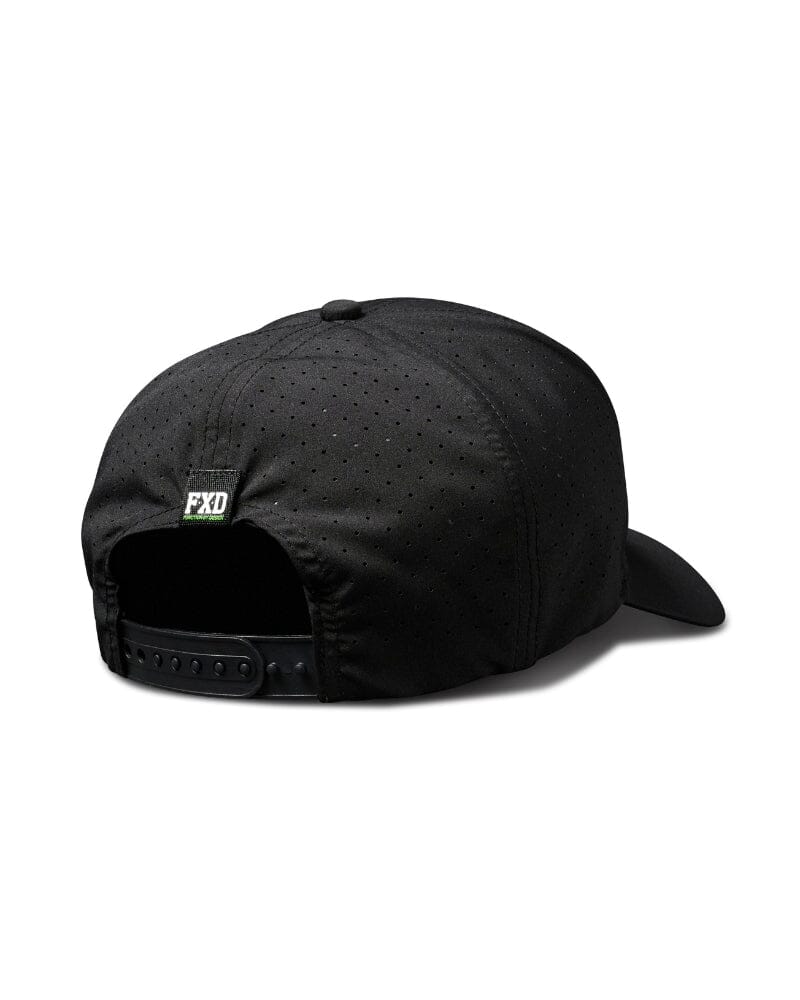 Tech Baseball Cap - Black Big Logo - Image 5