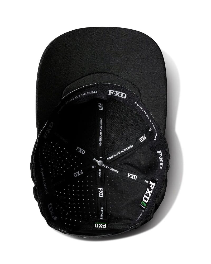 Tech Baseball Cap - Black Big Logo - Image 6