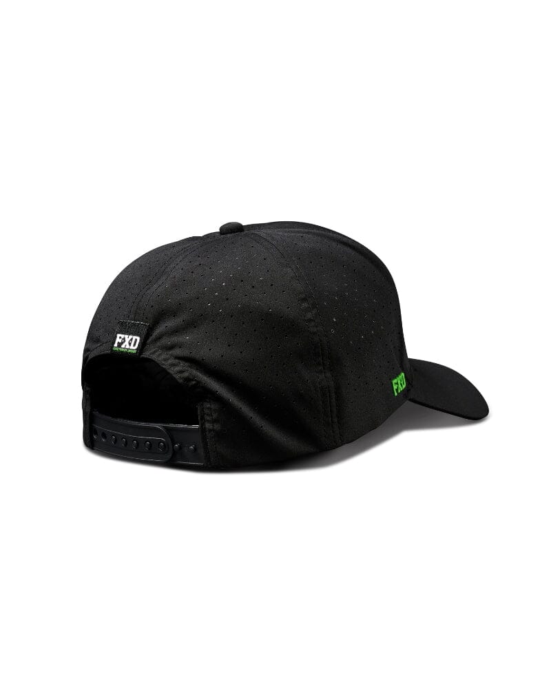 Tech Baseball Cap - Black Small Logo - Image 5