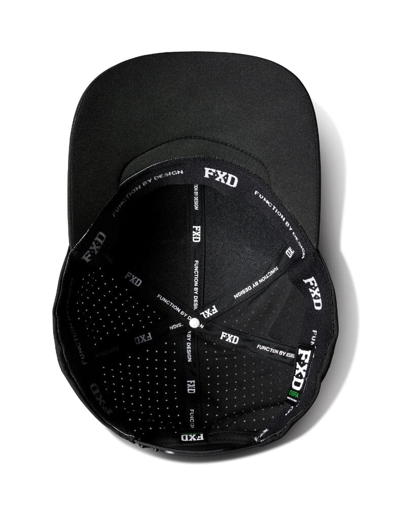 Tech Baseball Cap - Black Small Logo - Image 6