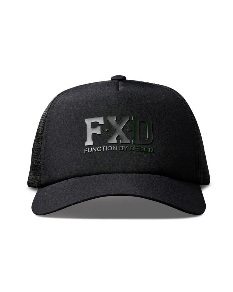 Tech Trucker Cap - Black Big Logo - Image 2