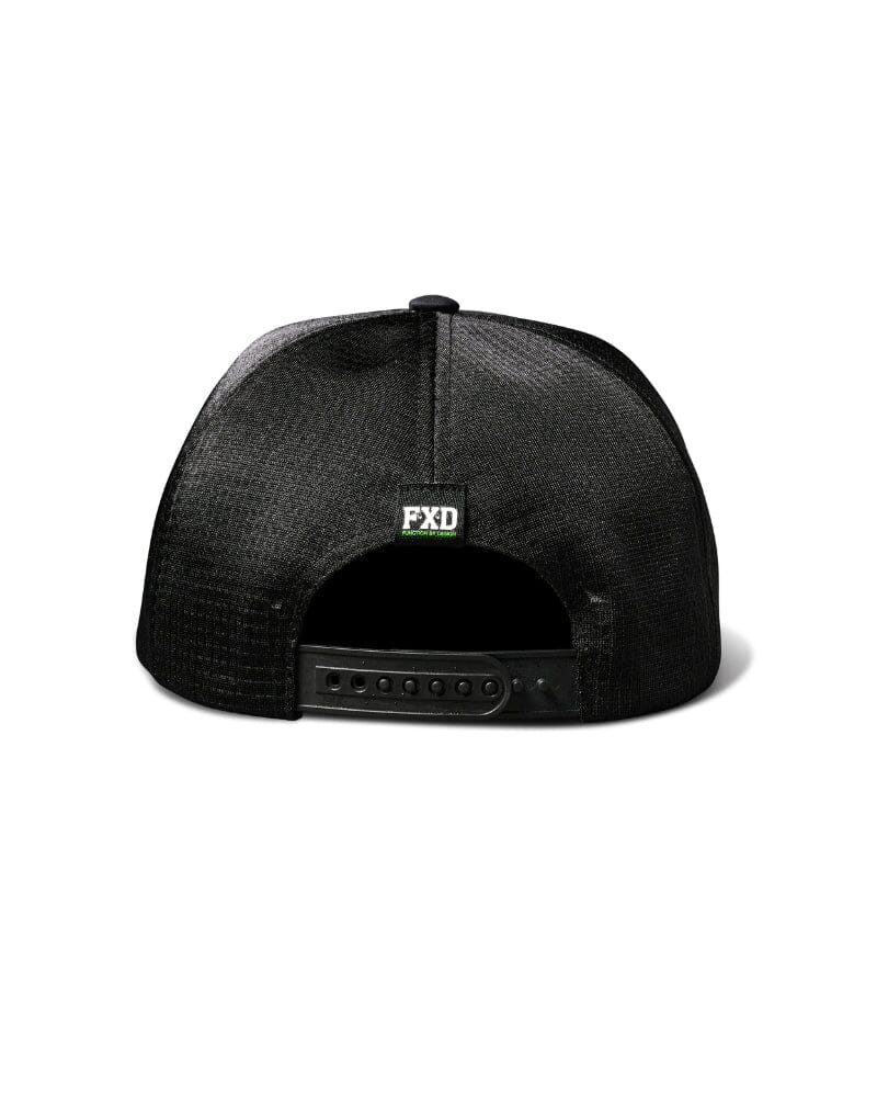 Tech Trucker Cap - Black Big Logo - Image 3