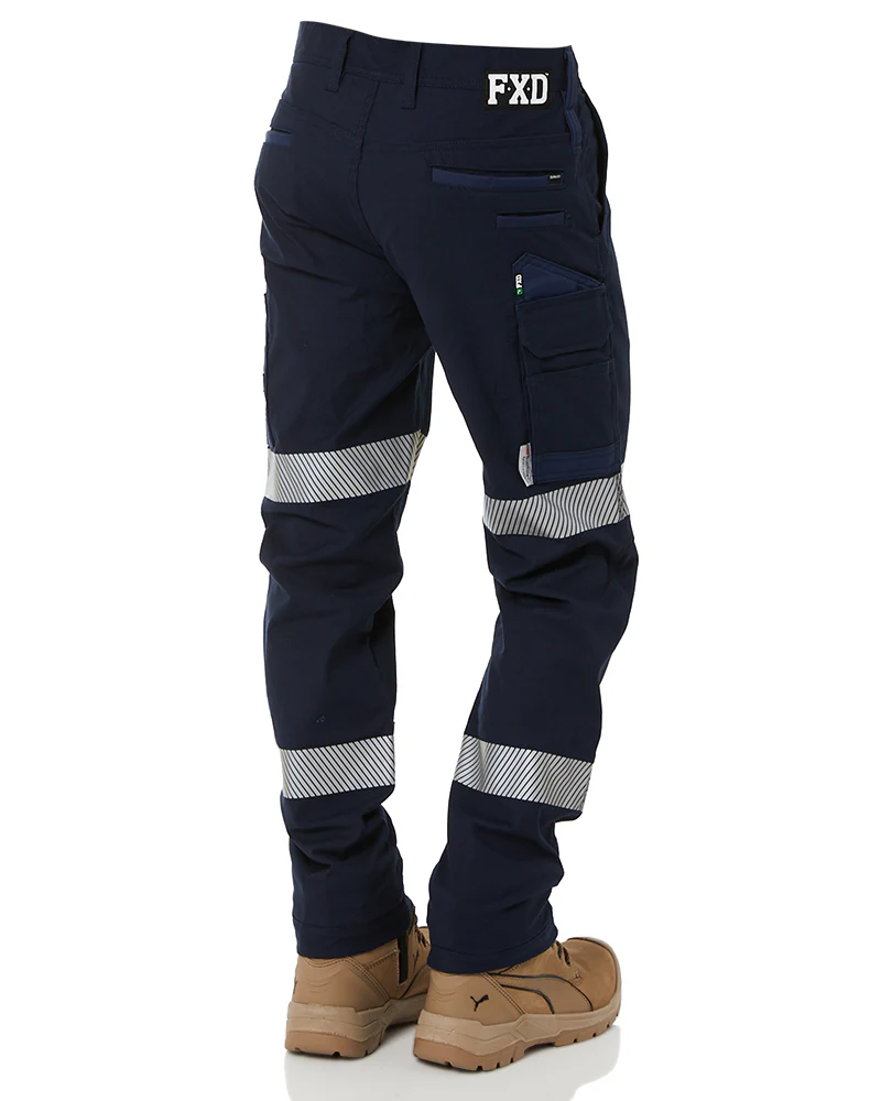 Tradies WP-3T Taped Stretch Pants 4 Value Pack - Navy - Image 6