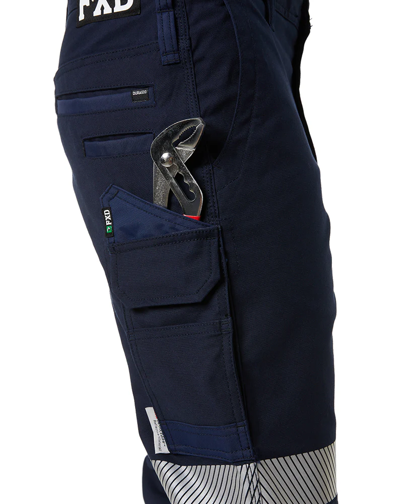 Tradies WP-3T Taped Stretch Pants 4 Value Pack - Navy - Image 7