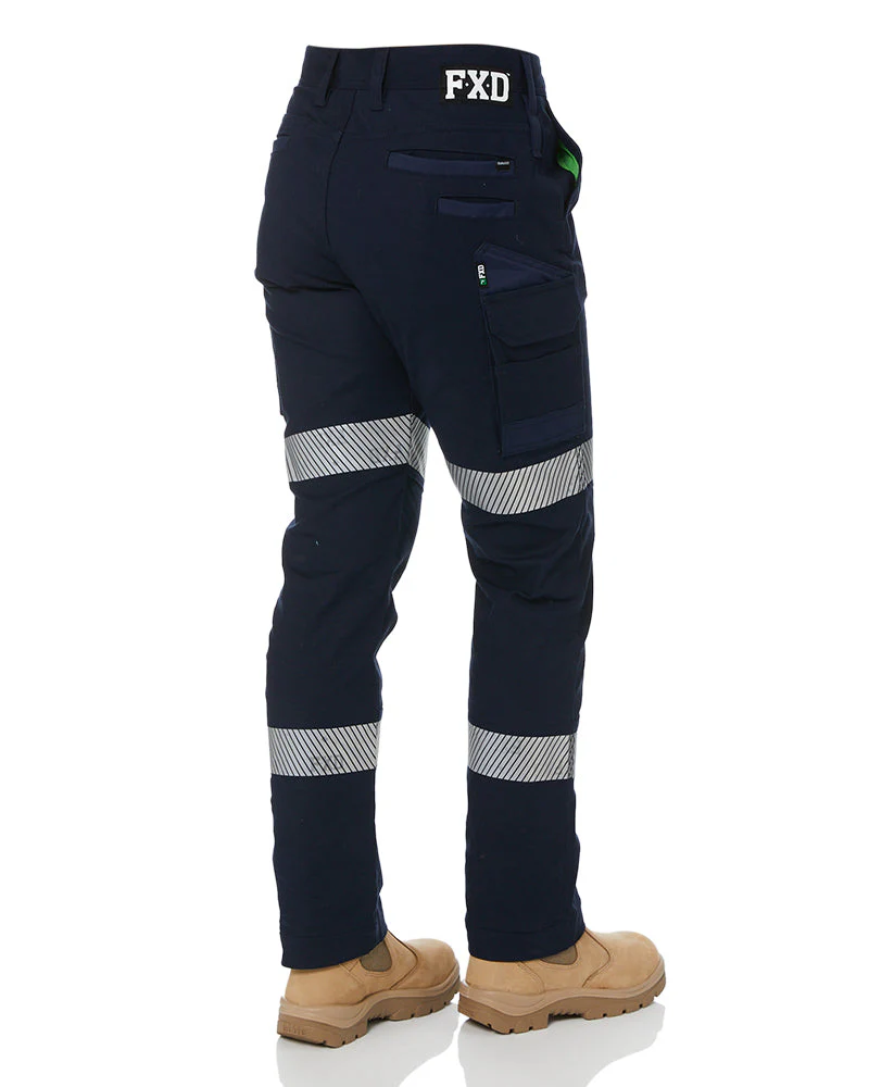 Tradies WP-3WT Womens Taped Stretch Pants Twin Value Pack - Navy - Image 5