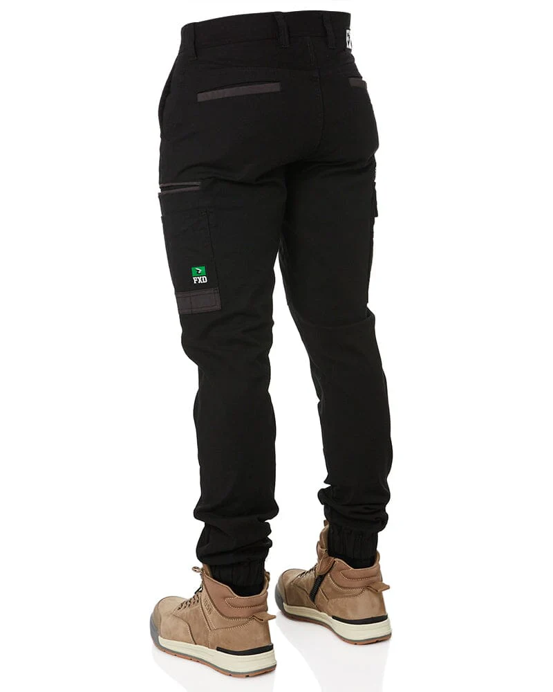 Tradies WP-4 Stretch Cuffed Work Pants 4 Value Pack - Black - Image 4