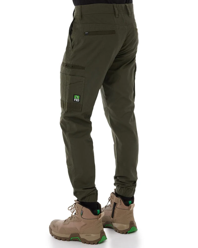 Tradies WP-4 Stretch Cuffed Work Pants 2 Value Pack - Green - Image 4