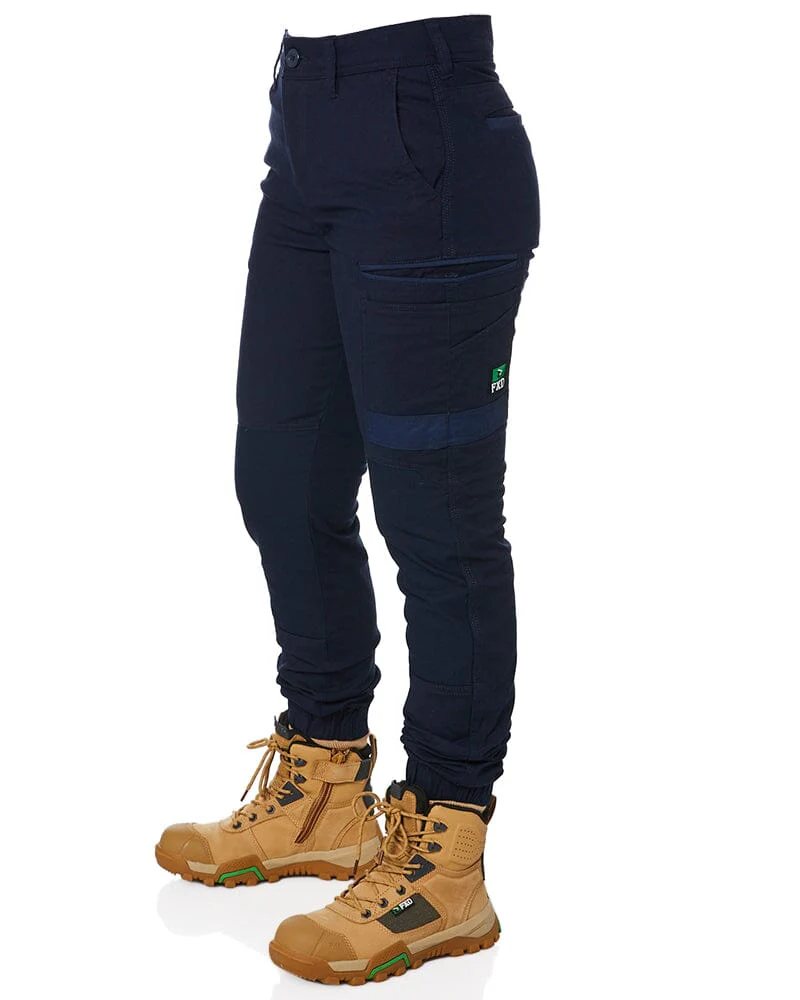 Tradies WP-4W Womens Stretch Cuffed Work Pants Value Pack - Navy - Image 3