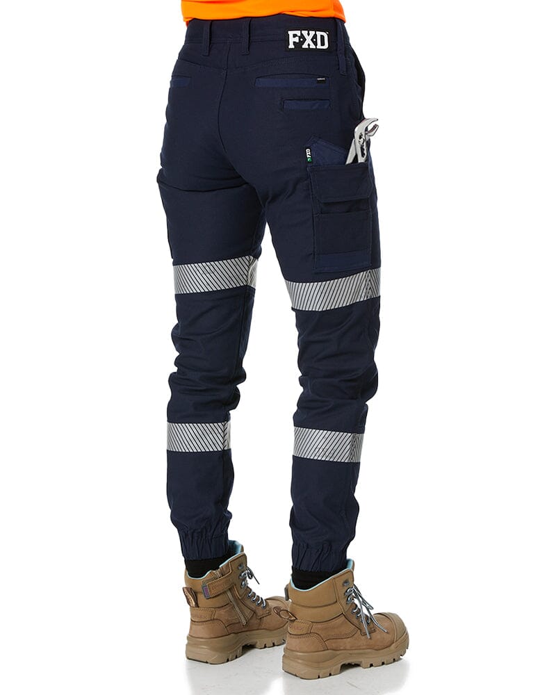WP-4WT Womens Taped Stretch Cuffed Pants - Navy - Image 5