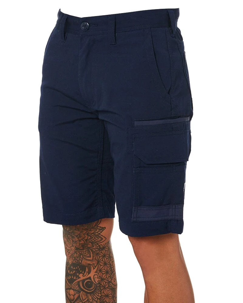 Tradies WS-1 Cargo Work Shorts 2 Value Pack - Navy/Navy - Image 3