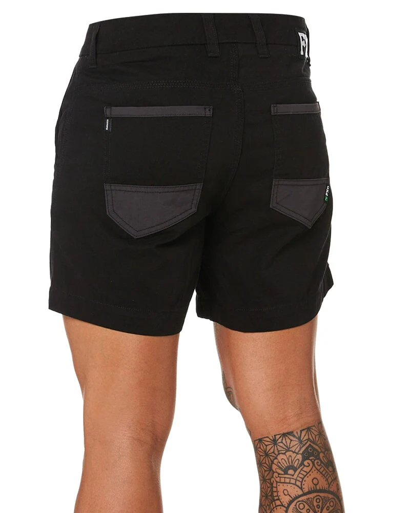 Tradies WS-2 Lightweight Work Shorts 4 Value Pack - Black - Image 3