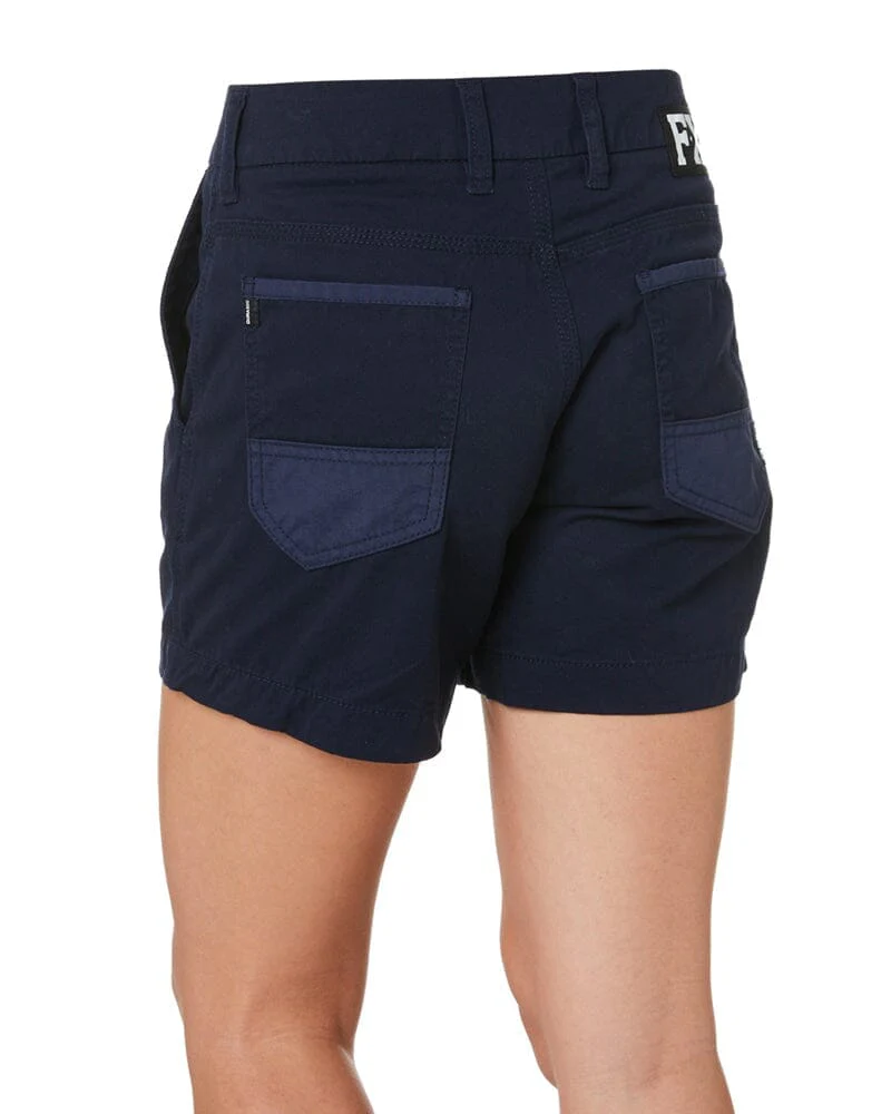 Tradies WS-2W Womens Work Shorts Value Pack - Navy - Image 3