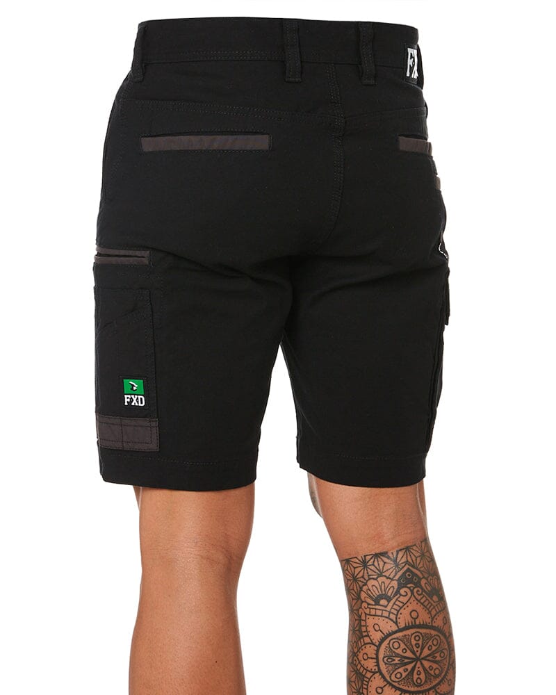 Tradies WS-3 Stretch Work Shorts 2 Value Pack - Black/Black - Image 4