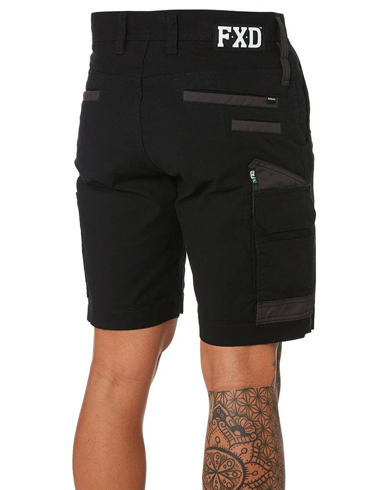 Tradies WS-3 Stretch Work Shorts 2 Value Pack - Black/Black - Image 5