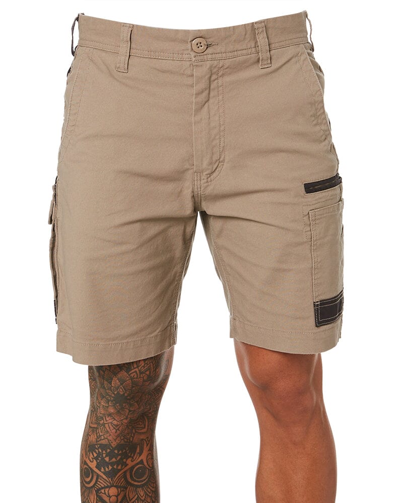 Tradies WS-3 Stretch Work Short 4 Value Pack - Khaki - Image 2