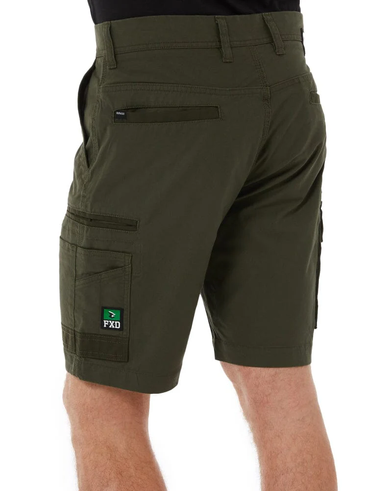Tradies WS-3 Stretch Work Shorts 2 Value Pack - Green - Image 4