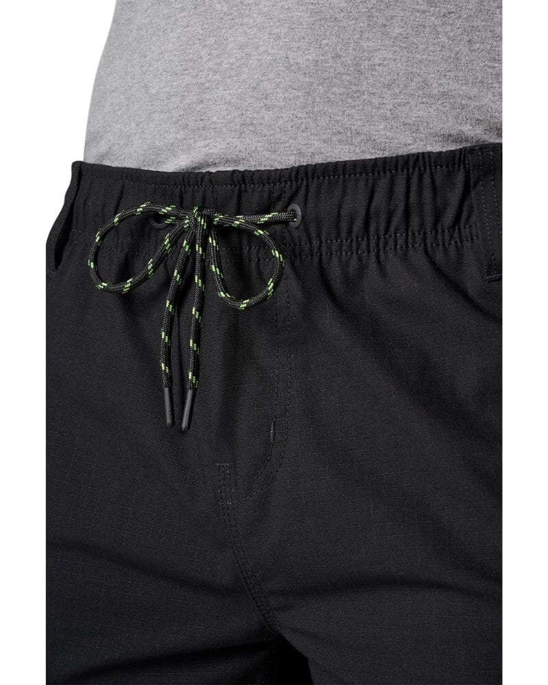 Tradies WS-7 Elastic Waist Stretch Utility Short 2 Value Pack - Black/Black - Image 5