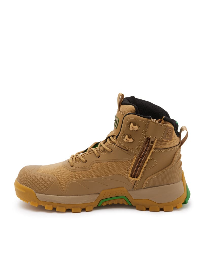 WB-6 Mid Cut Safety Boot - Wheat - Image 2