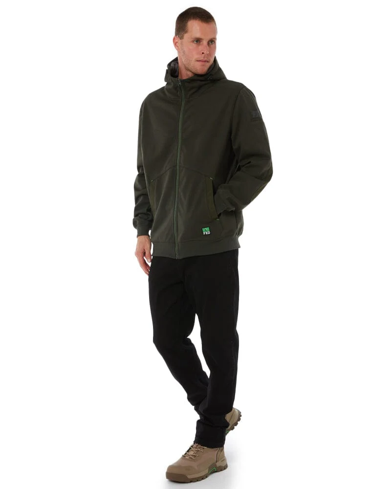 WF-3 Zip Thru Hoodie - Green - Image 2