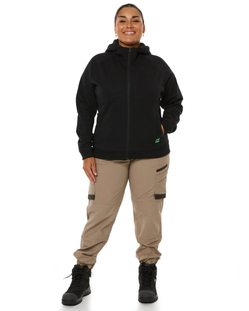 WF-3W Womens Work Fleece - Black - Image 2