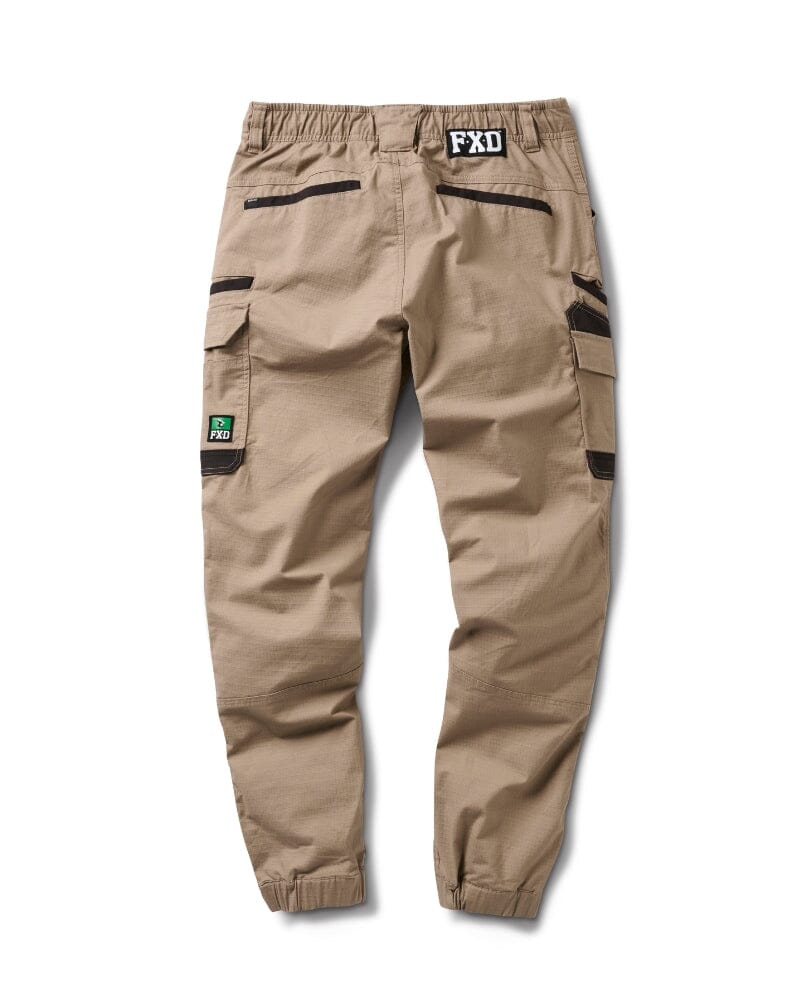 WP-12C Cuffed Elastic Waist Stretch Ripstop Work Pant - Khaki - Image 9