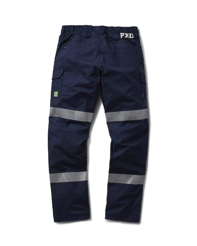 WP-12T Taped Elastic Waist Stretch Ripstop Work Pant - Navy - Image 2