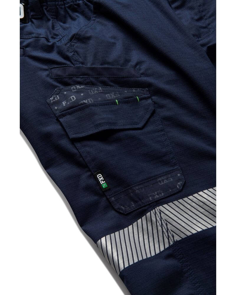 WP-12T Taped Elastic Waist Stretch Ripstop Work Pant - Navy - Image 4