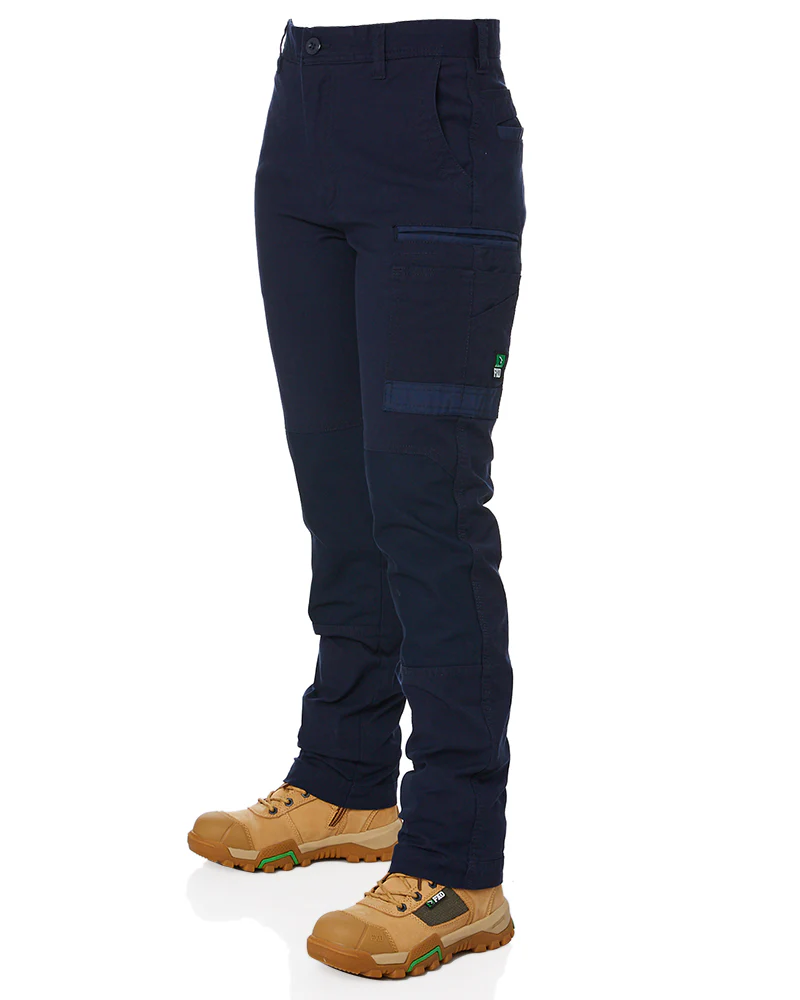 WP-3W Ladies Stretch Work Pants - Navy - Image 3