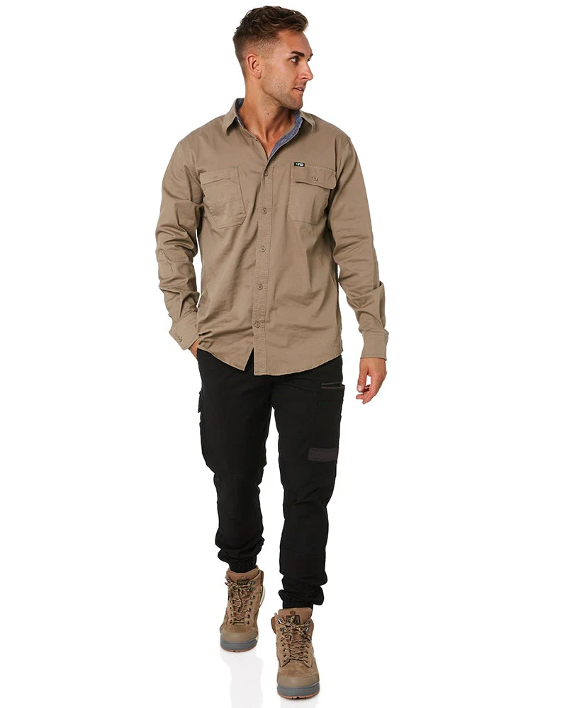 WP-4 Stretch Cuffed Work Pants - Black - Image 2