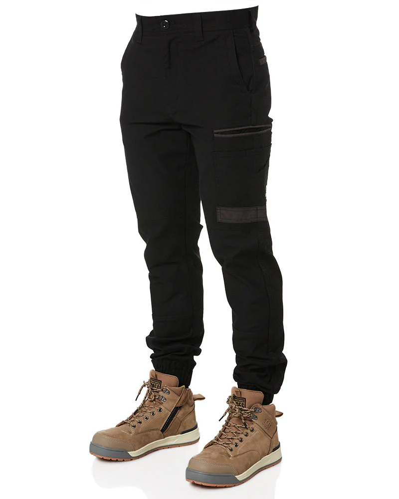 WP-4 Stretch Cuffed Work Pants - Black - Image 3